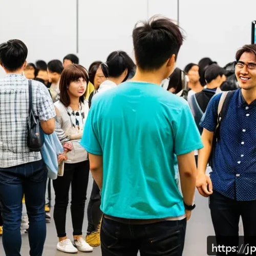 오픈소스 하드웨어의 세계적인 이벤트 소개 - A vibrant open source hardware event in Japan showcasing a diverse group of participants including e...